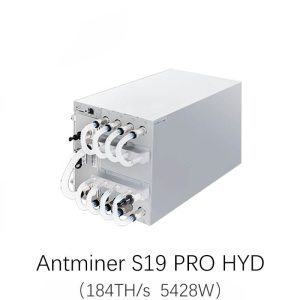 Bitmain Antminer S19 Pro Hyd. 170T 177T 184T 5428W BTC BCH BSV Bitcoin Miner Hydro-cooling Mining Machine