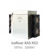 Second Hand IceRiver KAS KS3 8TH/s 3200W/h KAS Miner Stock Fast Delivery