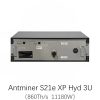 Bitmain Antminer S21e XP Hyd 3U (Antminer U3S21EXPH) 860Th/s 11180W Bitcoin Hydro Cooling Miner