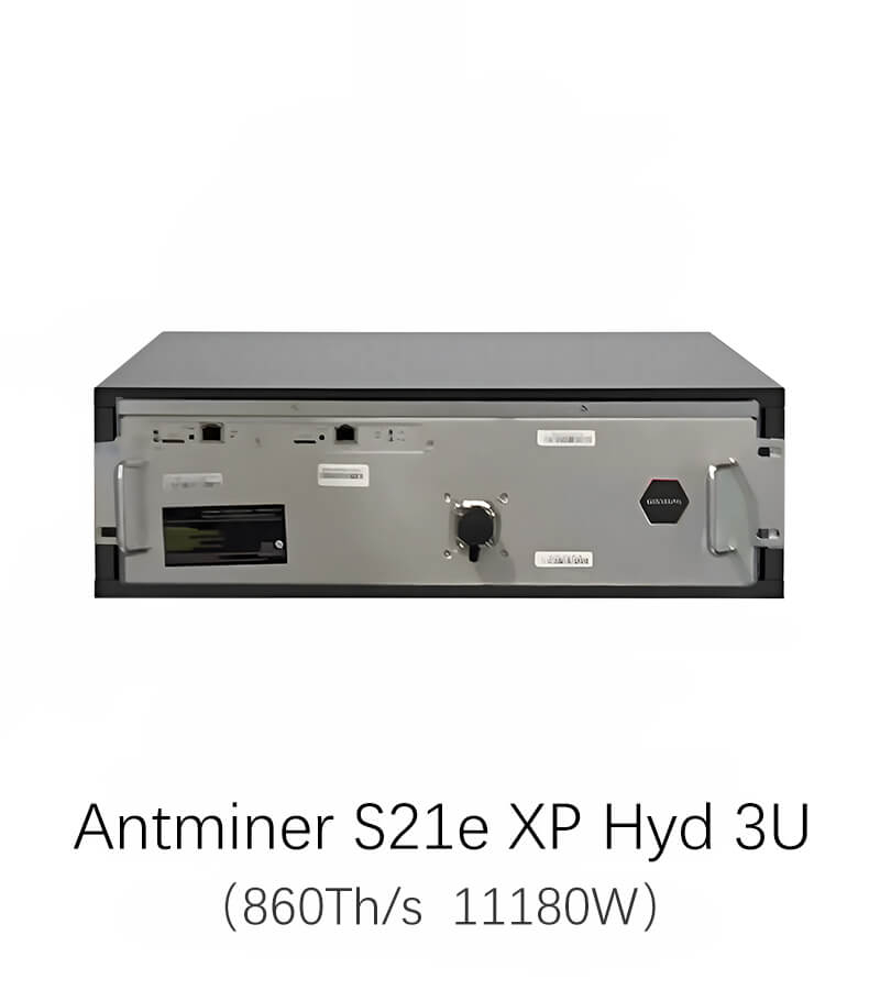 Bitmain Antminer S21e XP Hyd 3U (Antminer U3S21EXPH) 860Th/s 11180W Bitcoin Hydro Cooling Miner