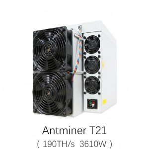 Bitmain Antminer T21 190TH/s 3610W Bitcoin Miner