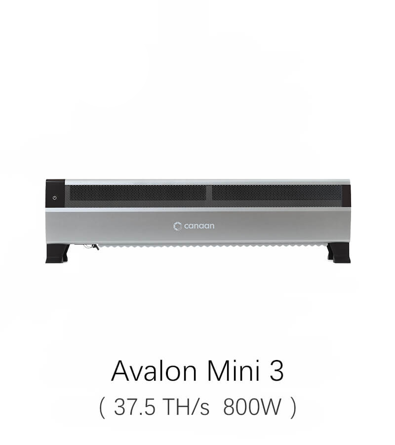 Canaan Avalon Mini 3 37.5Th/s 800W Home Bitcoin Miner
