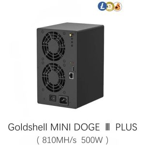 Goldshell Mini Doge III Plus 810Mh/s 500W Litecoin Dogecoin Bells Miner