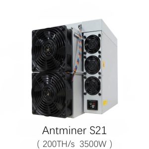 Bitmain Antminer S21 200T 3500W Bitcoin Miner SHA-256 algorithm