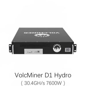 Volcminer D1 Hydro 30.4Gh/s 7600W Litecoin Dogecoin Bells Miner